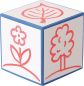 Preview: Eraser dice set of 4