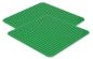 Preview: Klemmbaustein-Set Junior Bauplatten 24x24 Noppen 2 Stück Grün