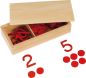 Preview: Montessori Wooden Numbers and Chips in Box