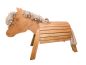 Preview: Wooden horse 50 cm varnished