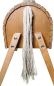 Preview: Wooden horse 50 cm varnished