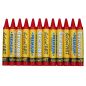 Preview: belcolART Crewax Premium 12 Wachsmalstifte dunkelrot