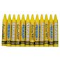 Preview: belcolART Crewax Premium 12 Wachsmalstifte gelb