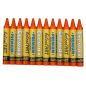 Preview: belcolART Crewax Premium 12 Wachsmalstifte orange