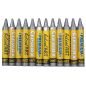 Preview: belcolART Crewax Premium 12 Wachsmalstifte silber