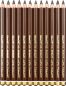 Preview: belcolART Farb Gigant 12 Pencils Dark Brown