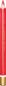 Preview: belcolART Farb Gigant Trigon 12 Pencils Red