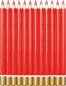Preview: belcolART Farb Gigant Trigon 12 Pencils Light Red