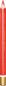 Preview: belcolART Farb Gigant Trigon 12 Pencils Light Red