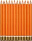 Preview: belcolART Farb Gigant Trigon 12 Pencils Orange