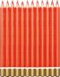 Preview: belcolART Farb Gigant Trigon 12 Pencils Dark Orange