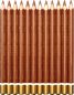Preview: belcolART Farb Gigant Trigon 12 Pencils Brown