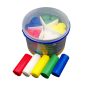 Preview: belcolART Öko-Handiplast SuperSoft 1750g im Eimer 5 Farben