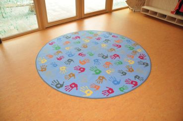 Preview: Carpet hands round 200 cm