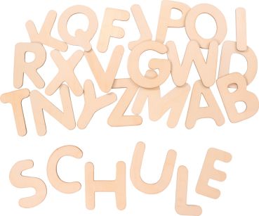 Wooden letter M