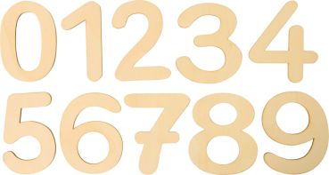 Wooden number 6