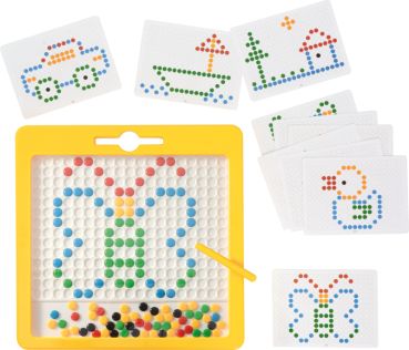 Magnetic dots pad with cards
