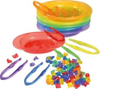 Sorting tray set clear