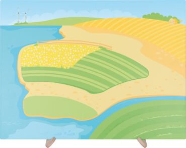 Mega Magnetic Board in the Countryside