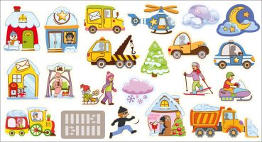 Figures for Mega Magnetic Board Winter