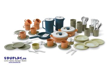 Green Eco Coffee and Dining Set 79 pcs