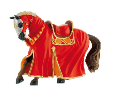 Tournament Horse red Play Figure