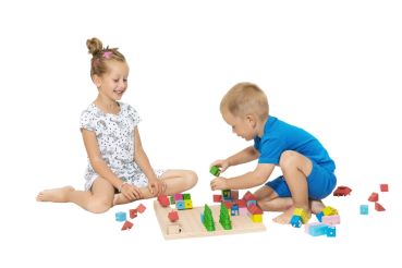 Preview: Plug-in Bricks City 89 pcs