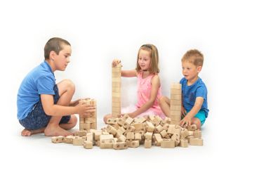 Preview: Plug-in Bricks JUNIOR 96 pcs