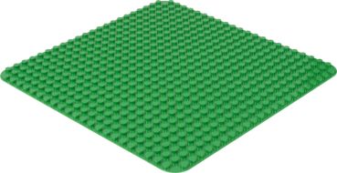 Klemmbaustein-Set Junior Bauplatten 24x24 Noppen 2 Stück Grün