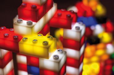 Building Bricks Light Stax Junior KIGA 180 pcs