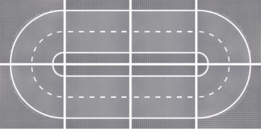Klemmbaustein-Set Bauplatten 32x32 Noppen 8 Stück Rennstrecke