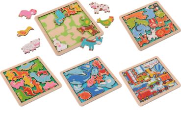 Wooden Puzzles set of 5