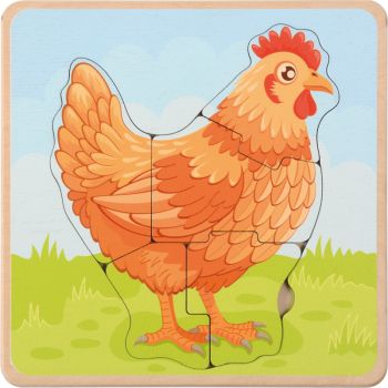 Life Cycles Puzzle Chicken
