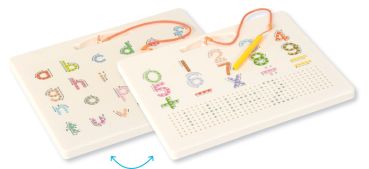 Magnetic Writing Board with Numbers and Lower Case Letters