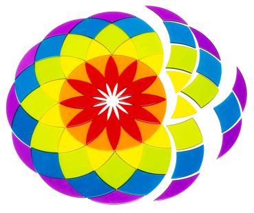 Acrylic Shape large Mandala