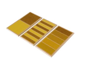 Montessori Tastbretter rau-glatt 3 Stück