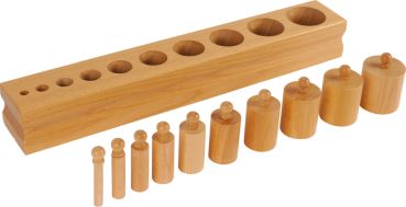 Montessori Block with Cylinders Set 2