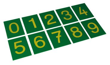 Montessori Sandpapier Ziffern