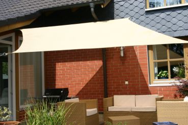 Sun sail 3 x 3 m beige