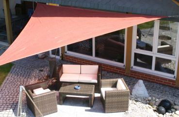 Sonnensegel 5 x 5 x 5 m rost