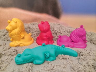 Sand moulds 3D small indoor set of 4