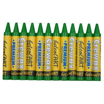 belcolART Crewax Premium 12 Crayons Grass Green