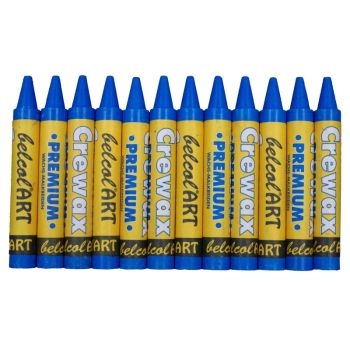 belcolART Crewax Premium 12 Wachsmalstifte hellblau