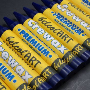 belcolART Crewax Premium 12 Crayons Prussian Blue