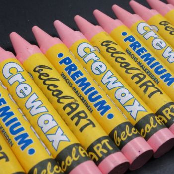 belcolART Crewax Premium 12 Wachsmalstifte rosa