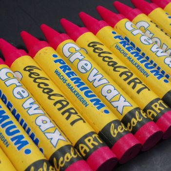 belcolART Crewax Premium 12 Wachsmalstifte hellpink