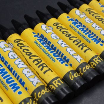 belcolART Crewax Premium 12 Crayons Black