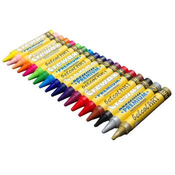 belcolART Crewax Premium Crayons set of 18 Colours