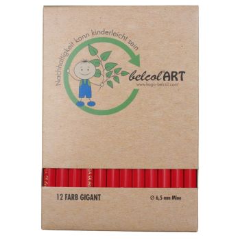 belcolART Farb Gigant 12 Stifte rot