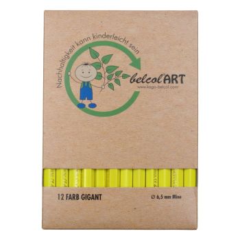 belcolART Farb Gigant 12 Stifte gelb